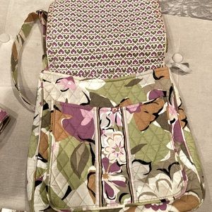 Vera Bradley mail / crossbody bag and wallet